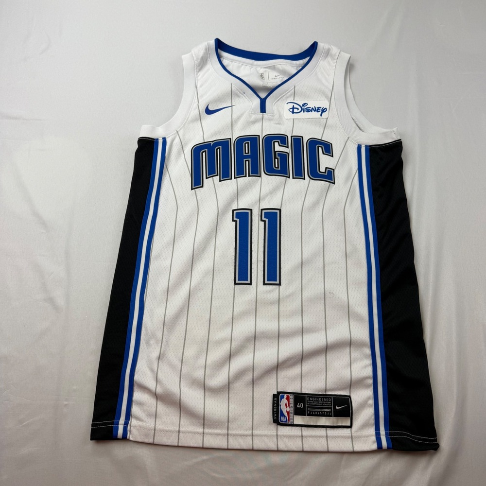 Nike Jersey Mens Small White Orlando Magic Bamba 11 Swingman CW3641-100